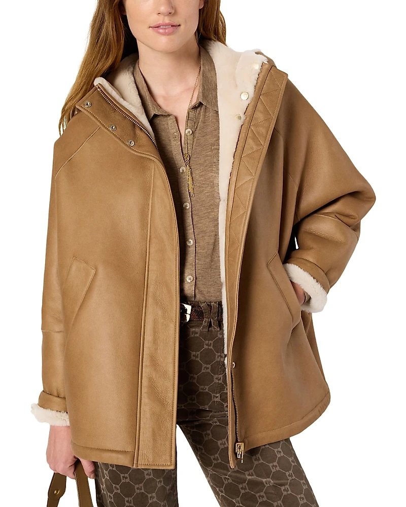 Gerard Darel Margaux Shearling Coat