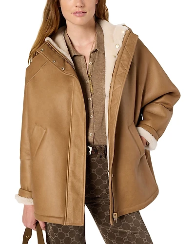 Gerard Darel Margaux Shearling Coat