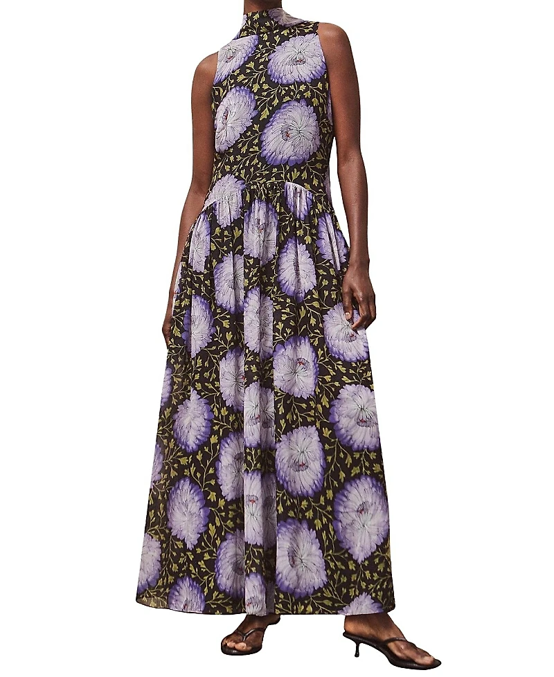 Ro & Zo Print Chiffon Maxi Dress