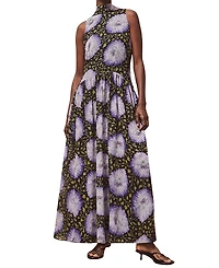 Ro & Zo Print Chiffon Maxi Dress