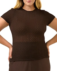 Estelle Plus Naomi Textured Top