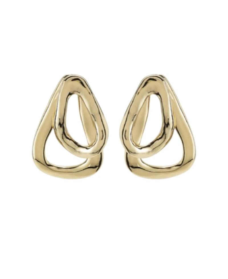UNOde50 Interlocked Link Earrings