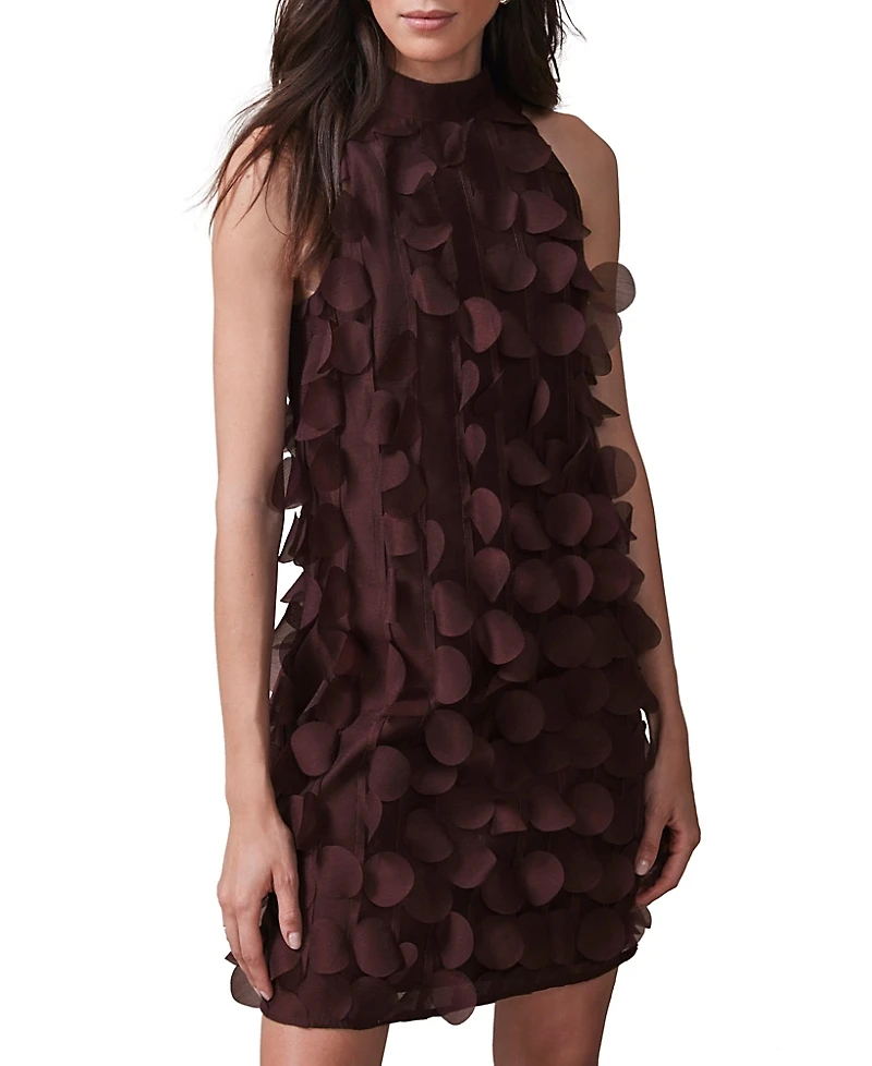 Mint Velvet Women's Applique Mini Shift Dress