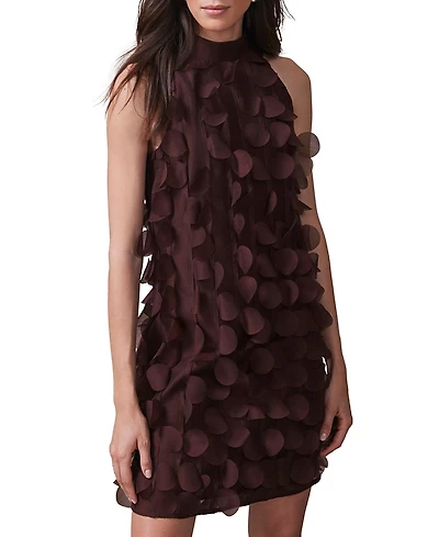 Mint Velvet Women's Applique Mini Shift Dress