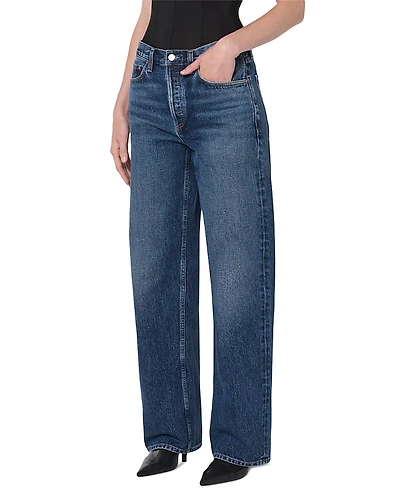 Agolde Arc High Rise Loose Wide Leg Jeans
