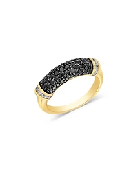Bloomingdale's Fine Collection White & Black Diamond Band