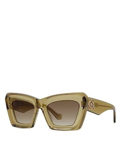 Loewe Anagram Cat Eye Sunglasses, 52mm