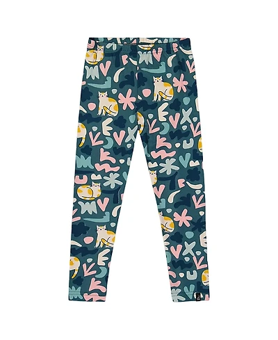 Deux par Girls' Stretch Jersey Leggings - Little Kid