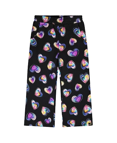 Deux par Girls' Wide Leg Fleece Pants - Big Kid