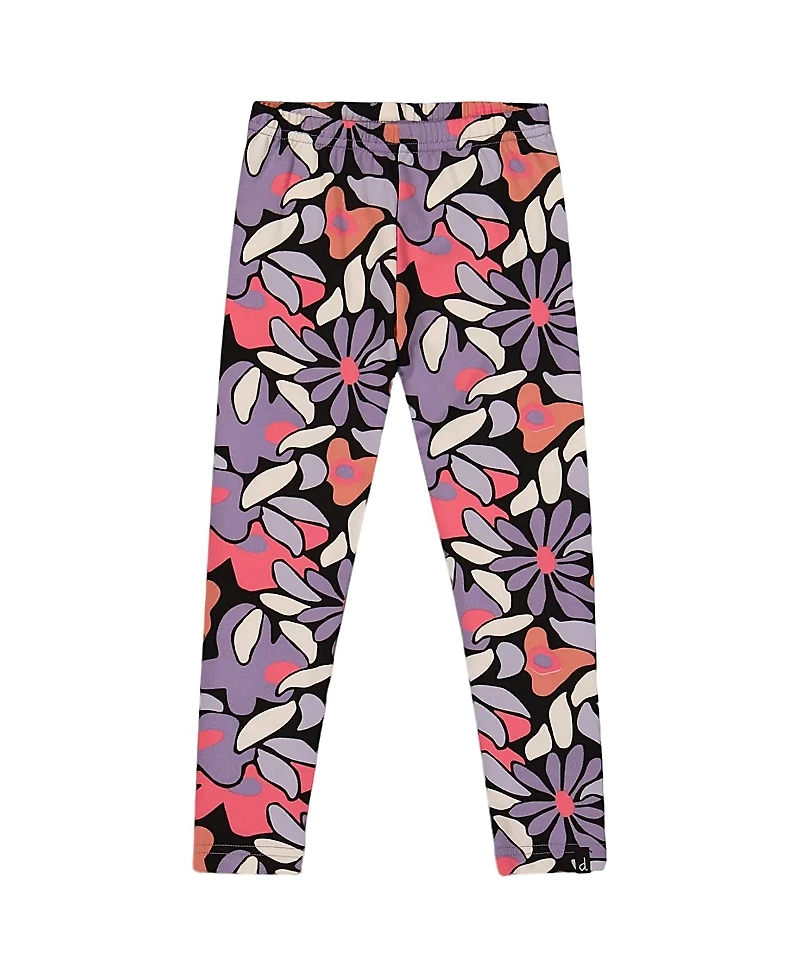Deux par Girls' Stretch Jersey Leggings - Little Kid