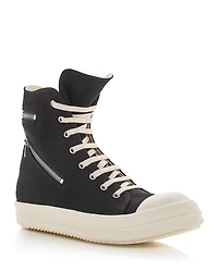 Drkshdw Rick Owens Men's Cargo Zip High Top Sneakers