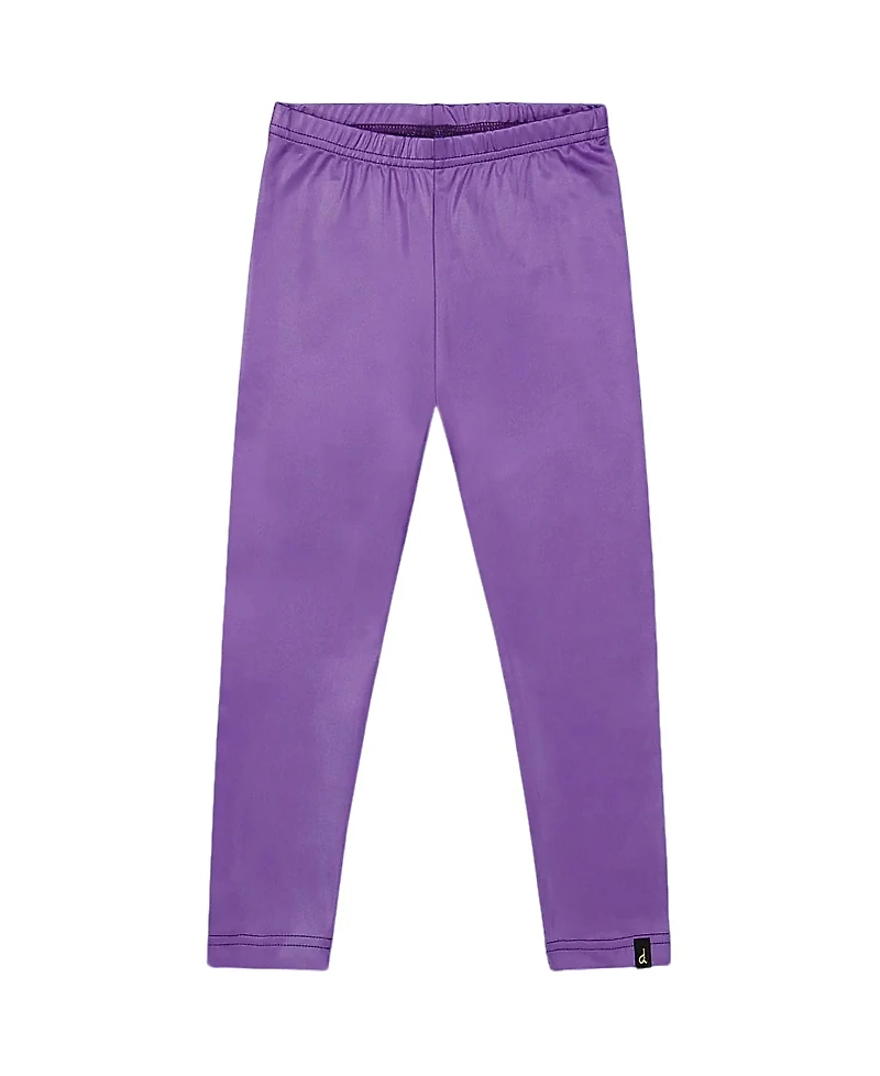 Deux par Girls' Shiny Stretch Leggings - Big Kid