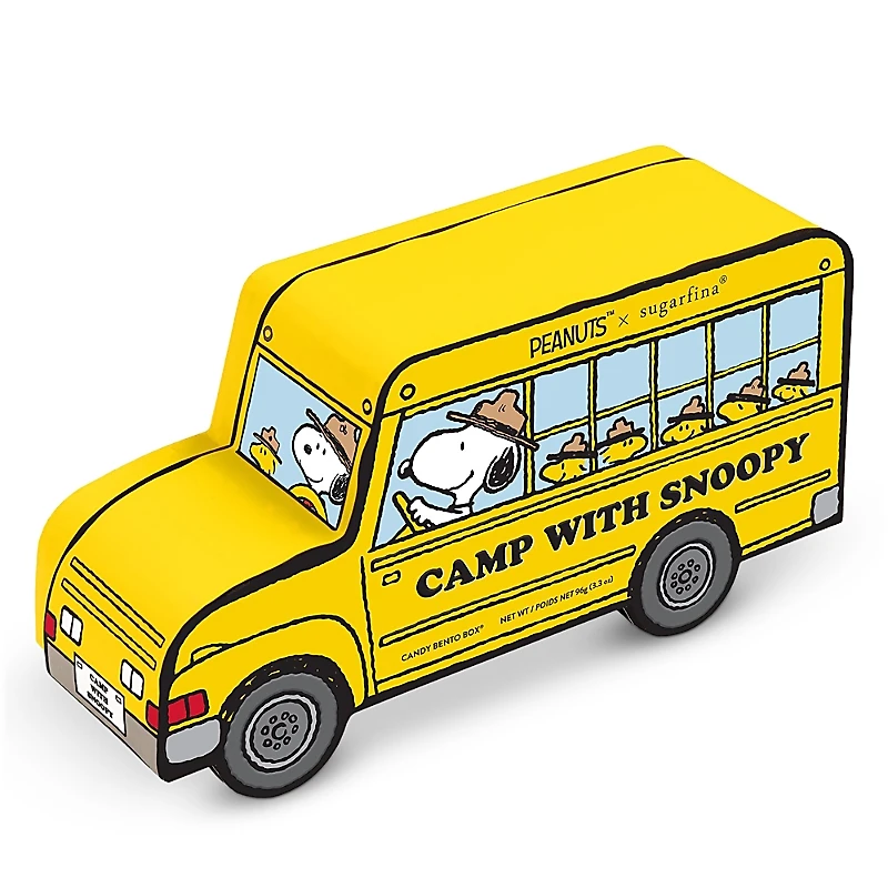 Sugarfina Camp with Snoopy 2 Piece Bento Box