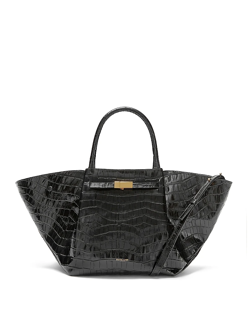 DeMellier The Midi New York Embossed Leather Tote