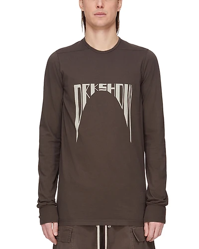 Drkshdw Rick Owens Level Long Sleeve Graphic Tee