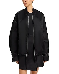 Co Satin Bomber Jacket