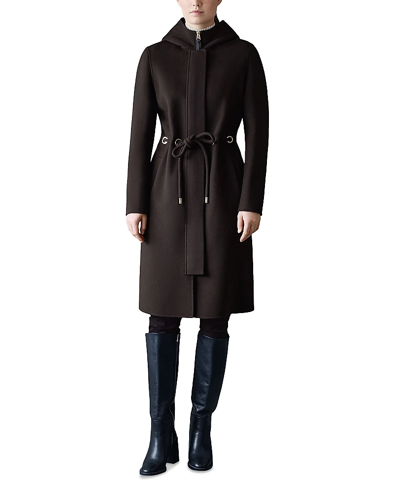 Mackage Blithe Belted Wool Coat
