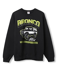Junk Food Clothing Unisex Bronco Powered By Ford Flea Market Fleece Sweatshirt