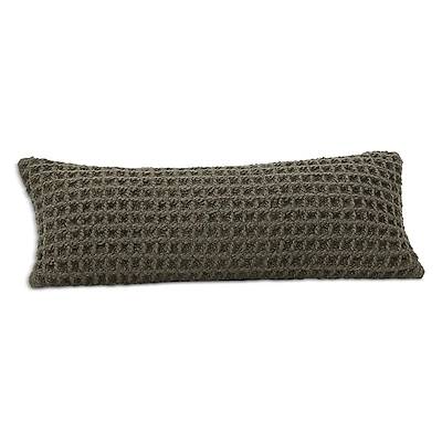 Boll & Branch Grand Waffle Merino Wool Lumbar Pillow