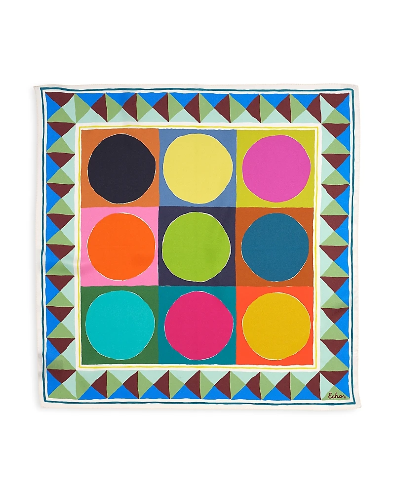 Echo Painted Dots Silk Bandana