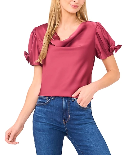 CeCe Bow Sleeve Top