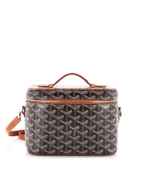 Pre-Owned Goyard Muse Vanity Case Coated Canvas