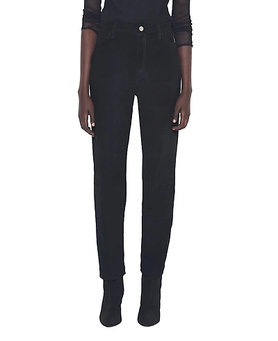 As by Df Cindy Supersuede Slim Leather Jeans