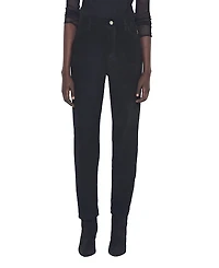 As by Df Cindy Supersuede Slim Leather Jeans