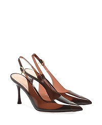 Gianvito Rossi Women's Diana 85 Slingback Pumps