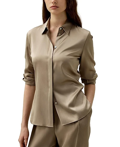 Lilysilk Elegant Silhouette Silk Shirt