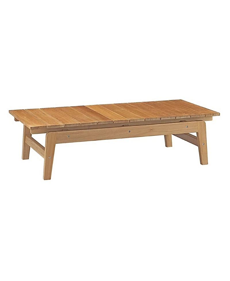 Modway Bayport Outdoor Patio Teak Coffee Table