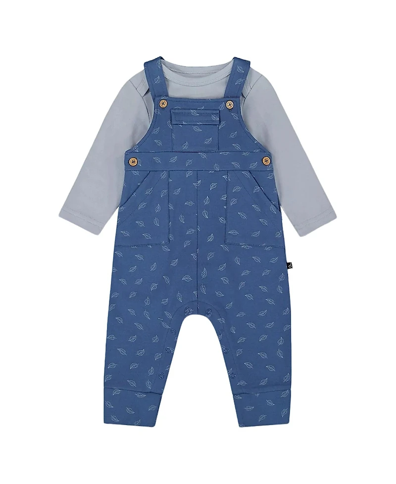 Deux par Boys' Organic Cotton Onesie and Overalls Set - Baby