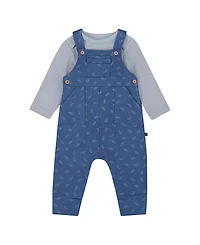 Deux par Boys' Organic Cotton Onesie and Overalls Set - Baby
