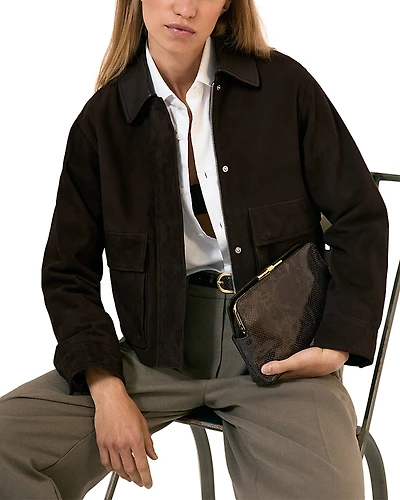 Reiss Lennox Suede Jacket