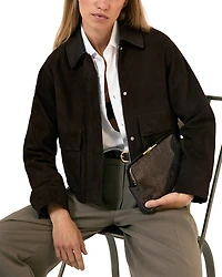 Reiss Lennox Suede Jacket