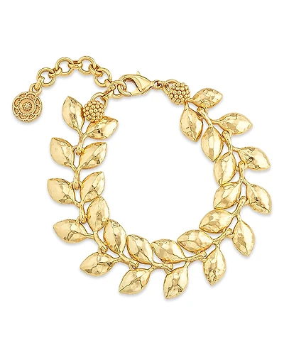 Capucine De Wulf Golden Laurel Link Bracelet