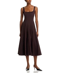 Staud Wells Midi Dress