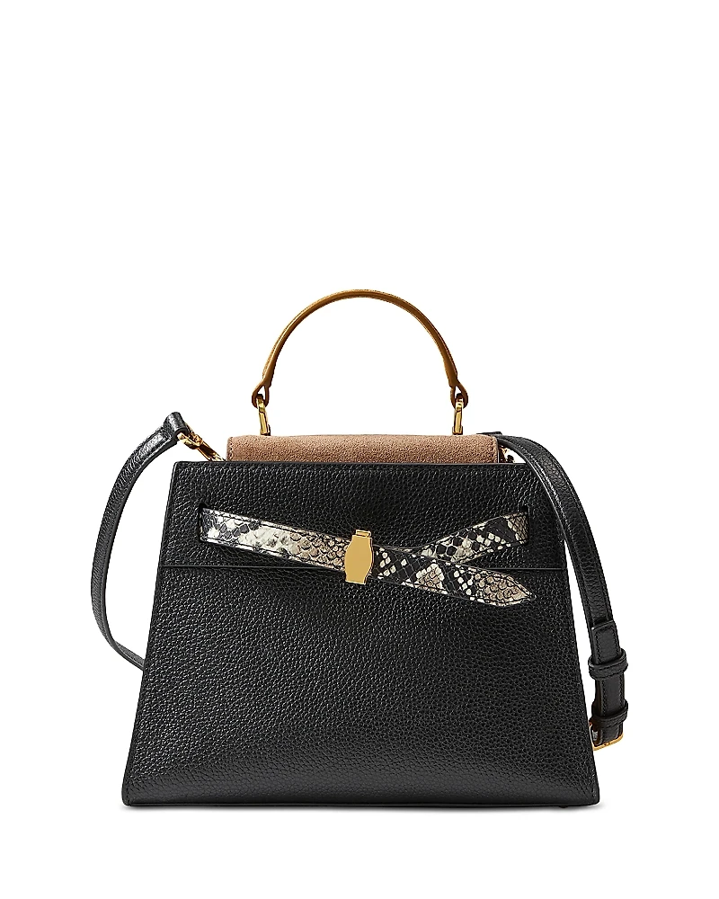 Veronica Beard Dash Small Colorblock Leather Crossbody Bag