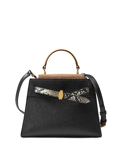 Veronica Beard Dash Small Colorblock Leather Crossbody Bag