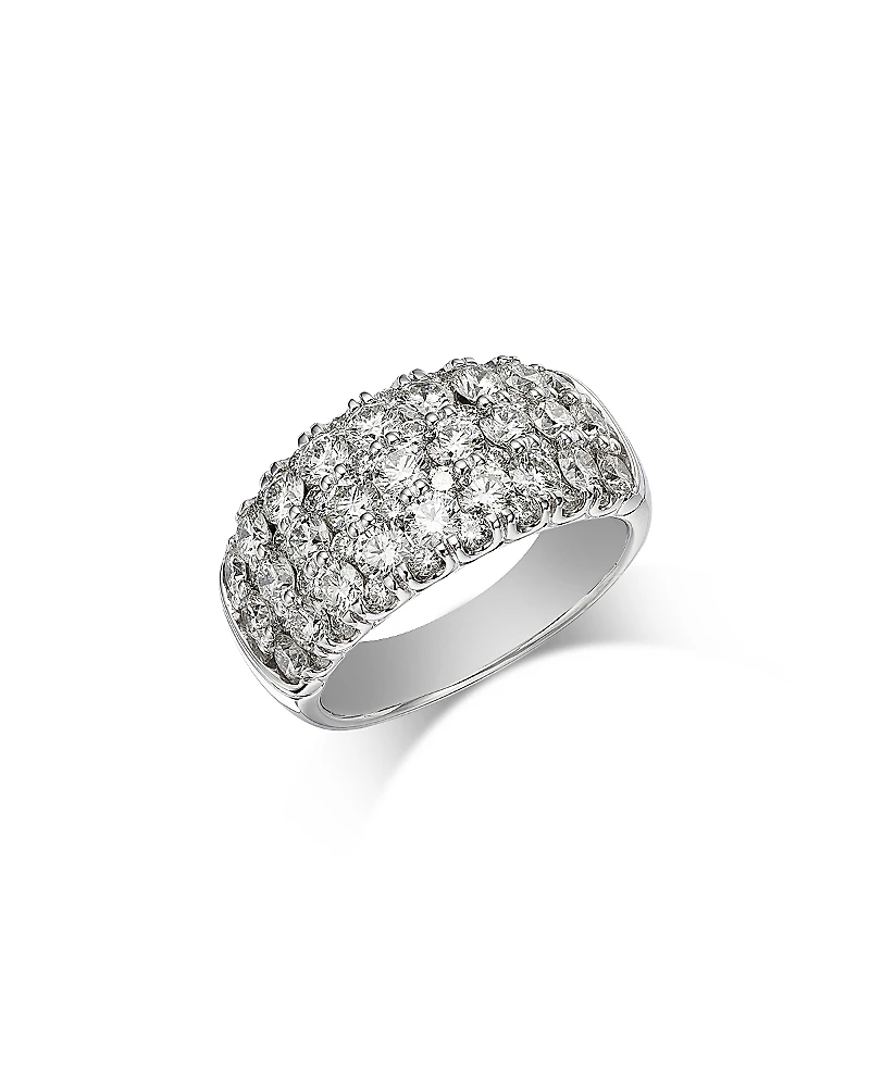 Bloomingdale's Fine Collection Diamond Multirow Cluster Ring
