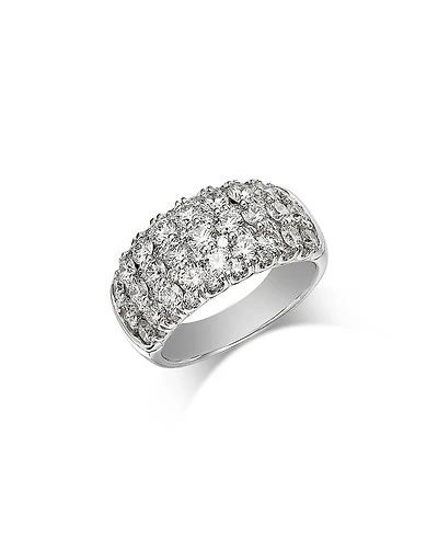 Bloomingdale's Fine Collection Diamond Multirow Cluster Ring