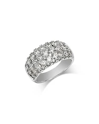 Bloomingdale's Fine Collection Diamond Multirow Cluster Ring