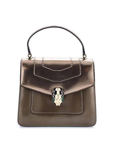 Pre-Owned Bvlgari Small Serpenti Top Handle Bag Patent