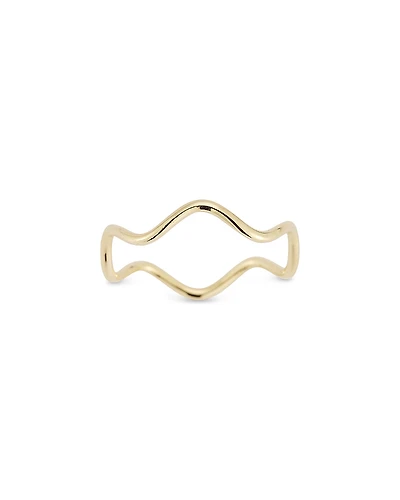 Moon & Meadow 14K Yellow Gold Openwork Wave Ring