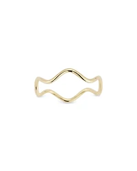 Moon & Meadow 14K Yellow Gold Openwork Wave Ring