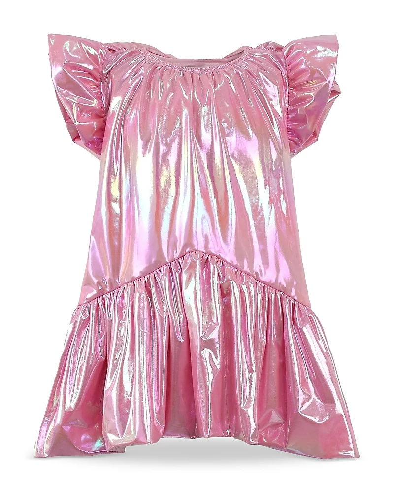 Lola + The Boys Girls' Bubblegum Dream Bow Dress - Little Kid, Big Kid