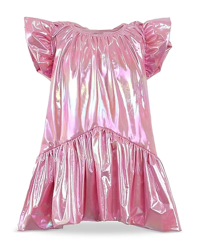 Lola + The Boys Girls' Bubblegum Dream Bow Dress - Little Kid, Big Kid