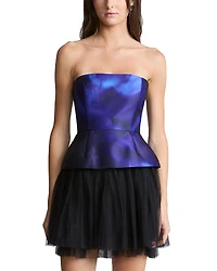 Bcbgmaxazria Strapless Tutu Mini Dress