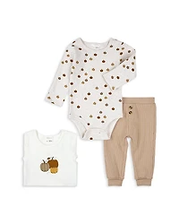 Firsts by petit lem Boys' 3 Piece Bodysuits & Pants Set - Baby