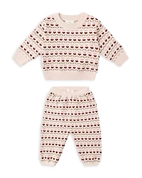 Rylee + Cru Girls' Heart Sweater & Pants Set - Baby